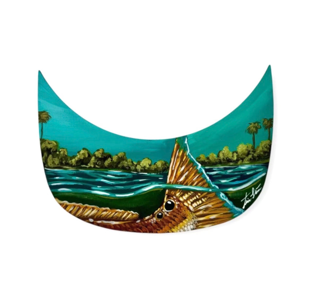 PREORDER|| White Redfish Underbill/Black- Teal Rope