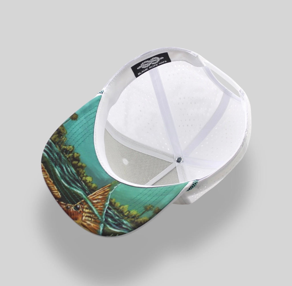 PREORDER|| White Redfish Underbill/Black- Teal Rope